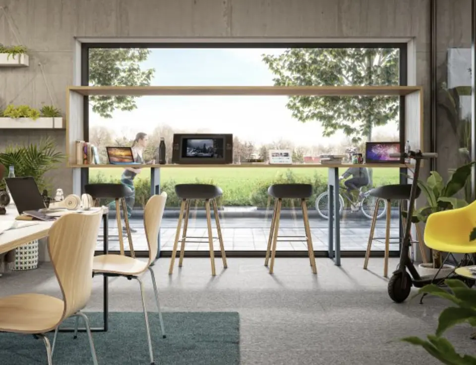 Spazio smart working riservato